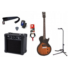 Gitara Elektryczna + Wzmacniacz 7W Kabel Zestaw 599 - 1