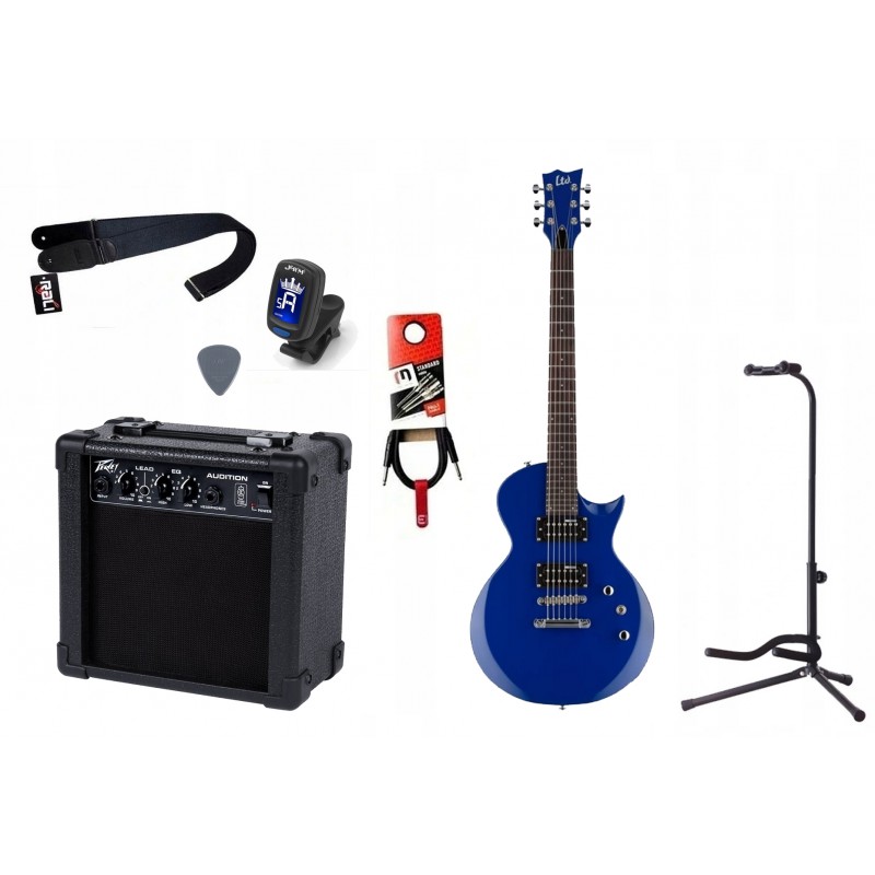 Gitara Elektryczna + Wzmacniacz 7W Kabel Zestaw 623 - 1