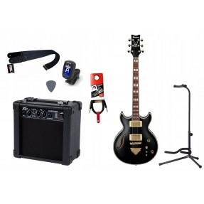 Gitara Elektryczna + Wzmacniacz 7W Kabel Zestaw 627 - 1