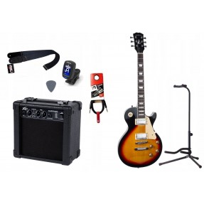 Gitara Elektryczna + Wzmacniacz 7W Kabel Zestaw 652 - 1