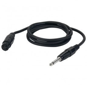 DAP Audio FL02 - unbal. XLR/F 3P to Jack mono - 1,5 m - 1