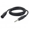 DAP Audio FL04 - bal. XLR/M 3P to Jack stereo - 1,5 m - 1