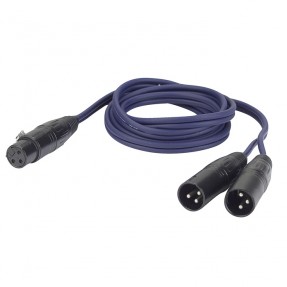 DAP Audio FL39 - bal. XLR 3P, female to 2 x XLR 3P male - 1,5 m - 1