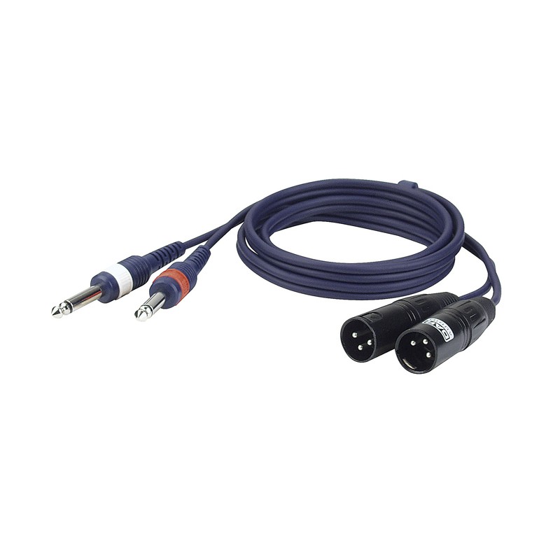 DAP Audio FL44 - 2 unbal. Jack mono L/R to 2 XLR/M 3P - 3 m - 1