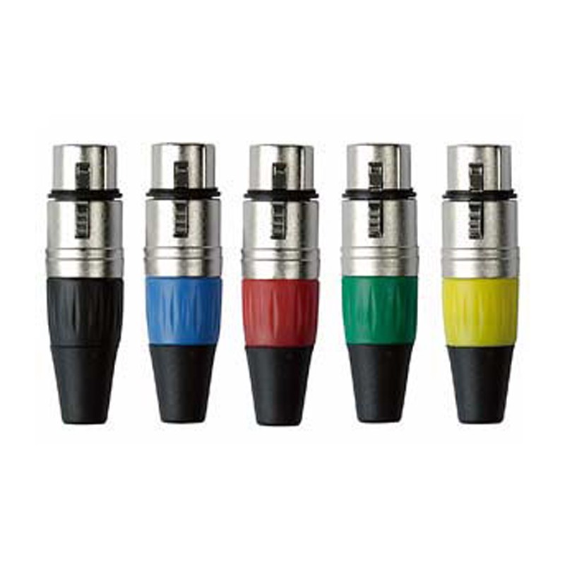 DAP Audio XLR 3P Connector, female, Nickel housing - Black - 2