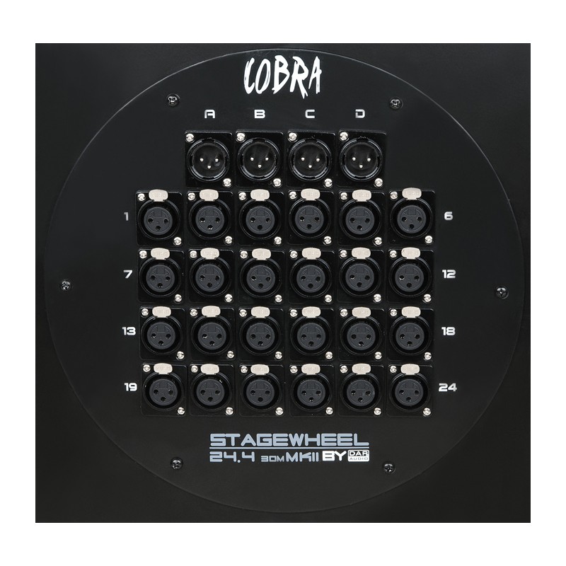 DAP Audio CobraX Stagewheel 24/4 - 30 m - 2