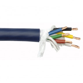 DAP Audio SPK-645 - Stage Multi Speakercable 4 x 4 mm + 2 x 2.5 mm, 50 m on spool, Blue Jacket - 1