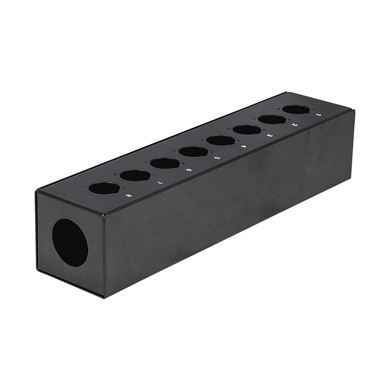 DAP Audio Empty Stage Box - 8 holes - 1