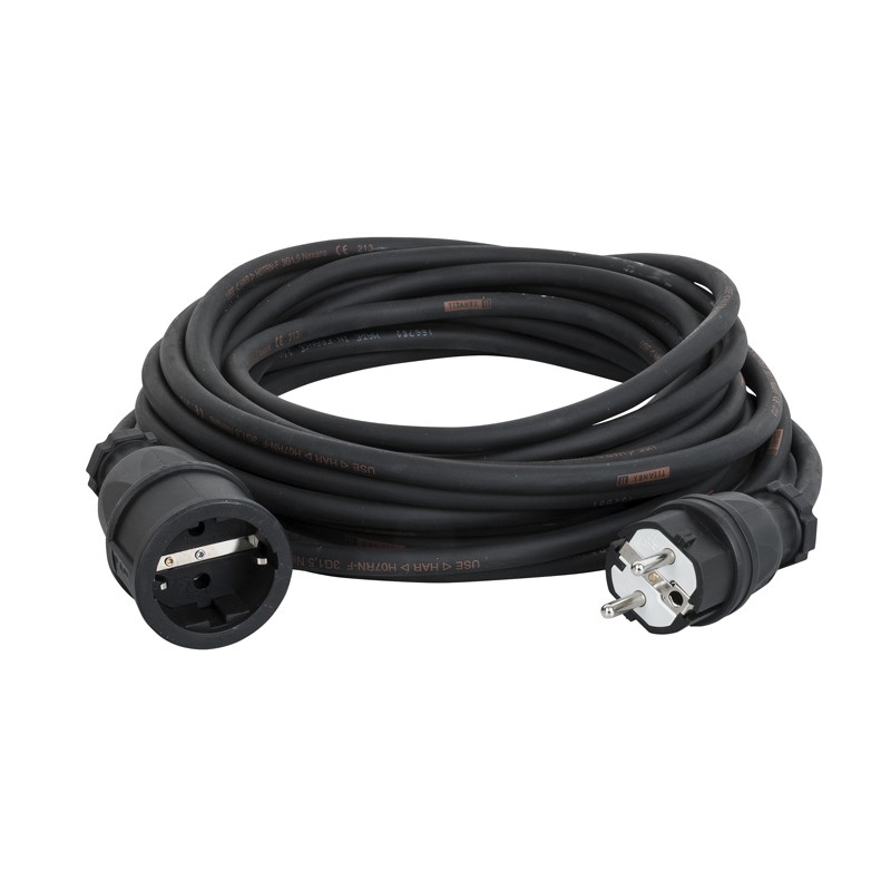 DAP Audio Ext. Cable Schuko/Schuko Titanex with PCE 3 x 1.5 mm2 - 25 m - 1