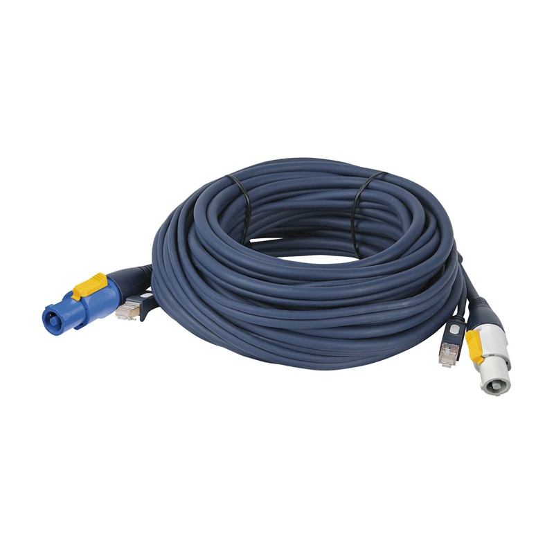 DAP Audio powerCON/RJ45 - powerCON/RJ45 - Data / Power - 6 m, Blue jacket - 1