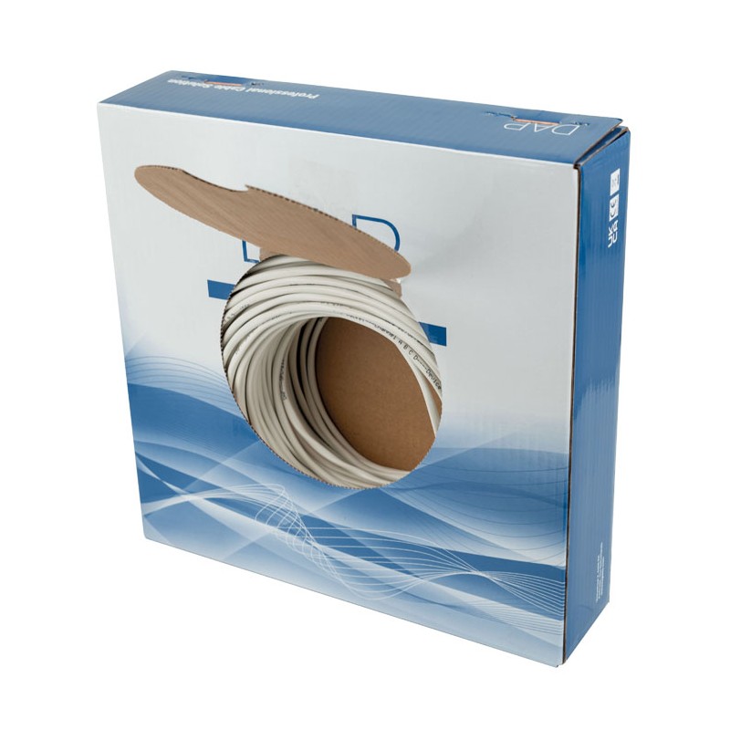 DAP Audio SPC-275-DCA-s2-d0-a3 - CPR Speaker Cable - 2 x 0,75 mm2, 100 m, white - 2