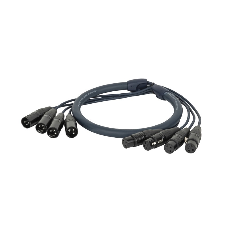 DAP Audio DMX Snake 4-way 3-pin XLR - 50 m - 1