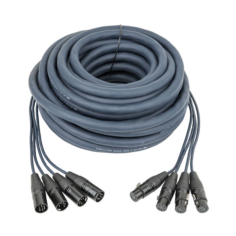 DAP Audio DMX Snake 4-way 5-pin XLR - 15 m - 1