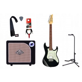 Gitara Elektryczna + Wzmacniacz 15W Kabel Zestaw 697 - 1