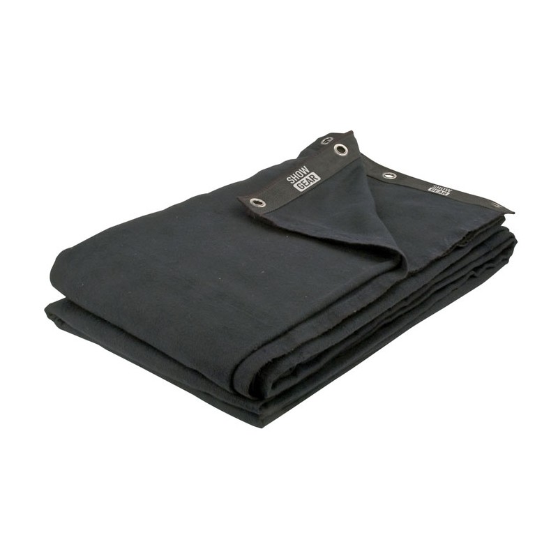 Showgear Backdrop Stagemolton 320 g/m2 - 600x600, black - 1
