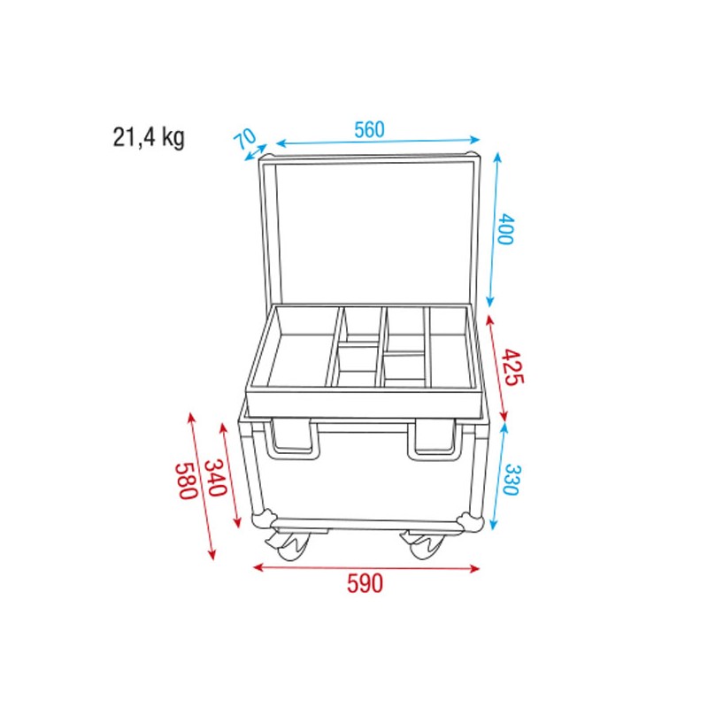 Showgear Rigging Case with Insert - 5
