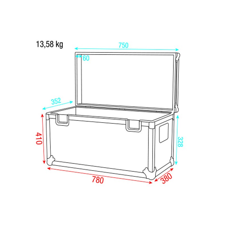 Showgear Stack Case 3 - 4