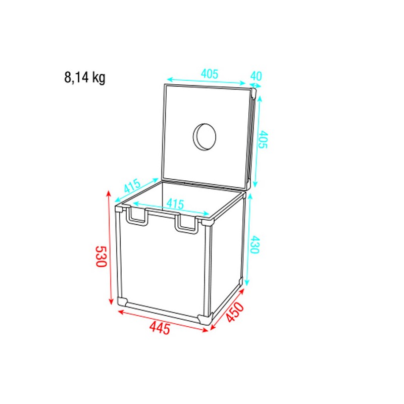 Showgear Case for 40 cm Mirror Ball - 2