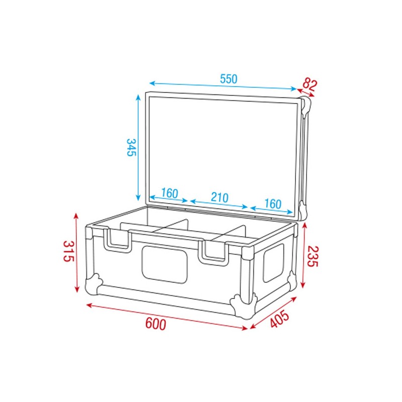 Showgear Stack Case 1 - 5