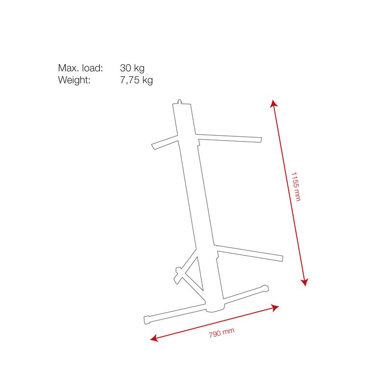 Showgear Keyboard Stand Professional - 2