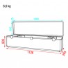 Showgear Case for 4 x LED Bar - 4