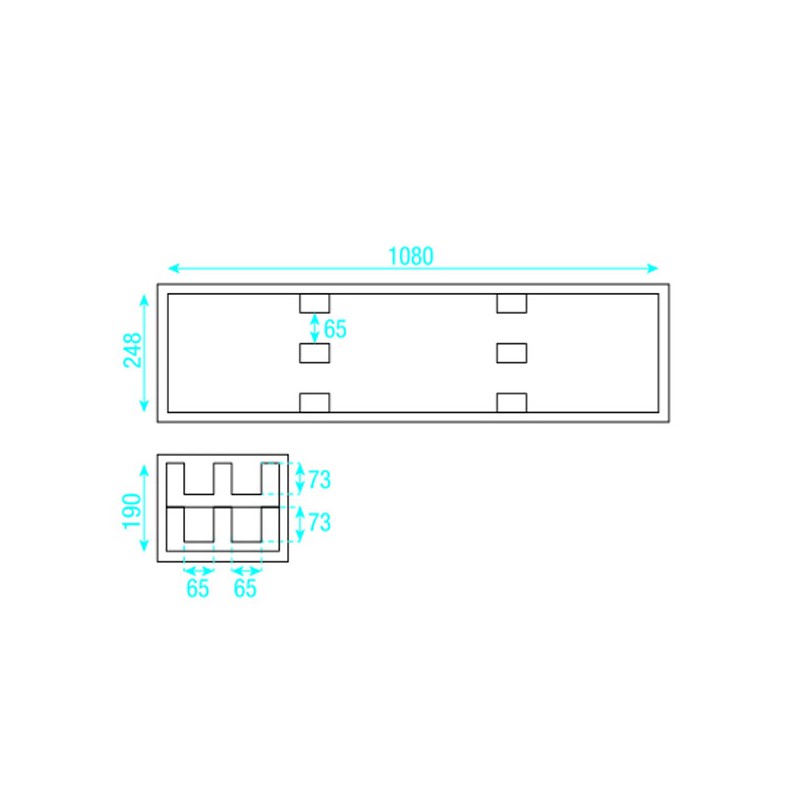 Showgear Case for 4 x LED Bar - 5