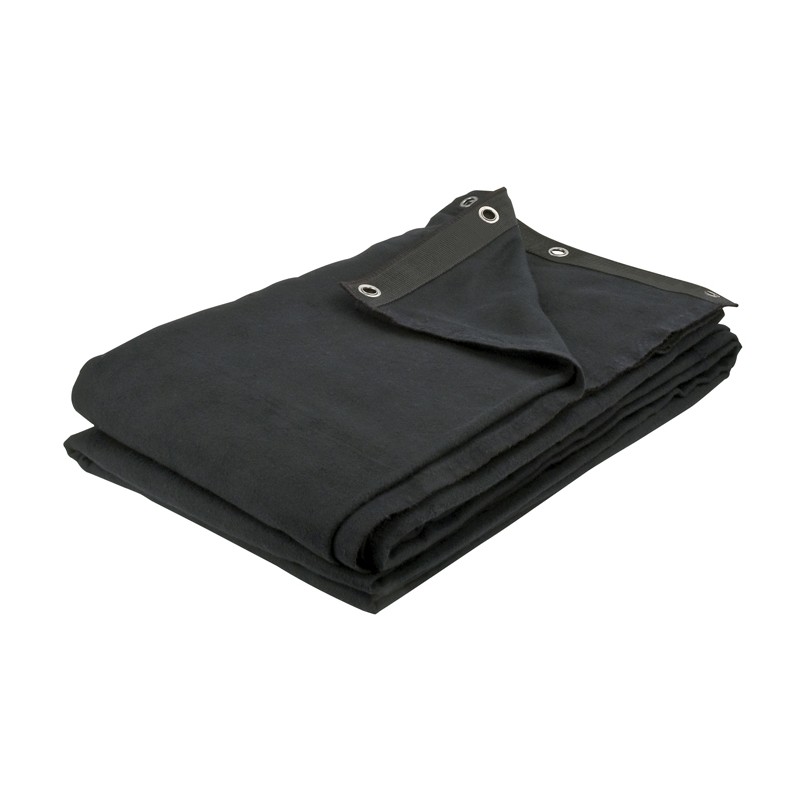 Showgear Backdrop Dekomolton 160 g/m2 - 600x300, black - 1