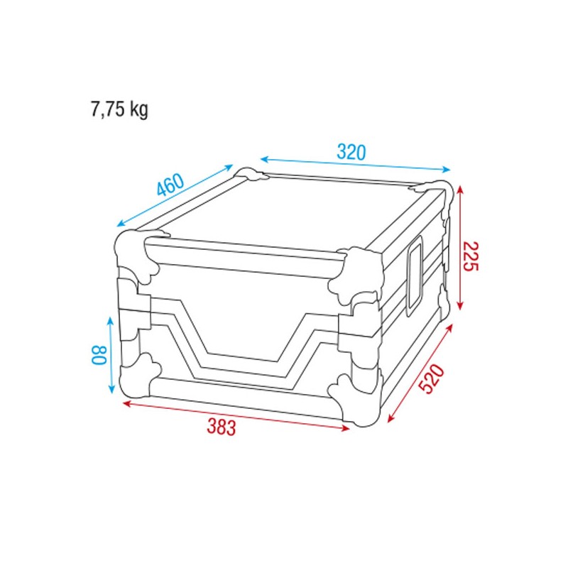 Showgear Case for Pioneer CDJ-player - 6