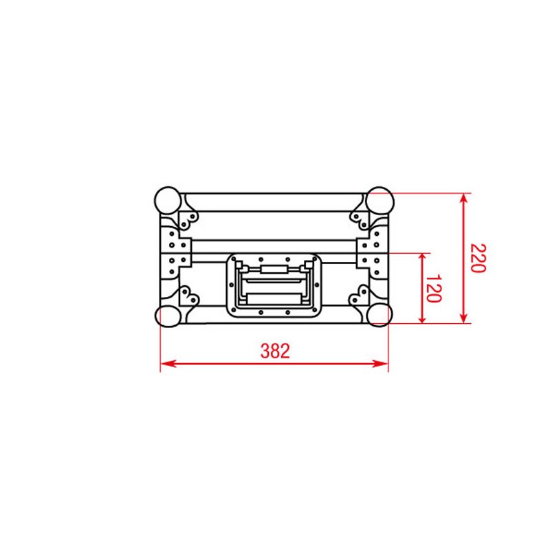 Showgear Case for Pioneer CDJ-player - 7