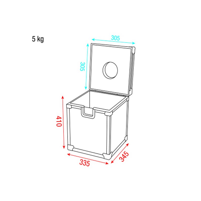 Showgear Case for 30 cm Mirror Ball - 2