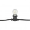 Showgear Festoon Light E27 - 100 cm spacing - black - 20 m - 2