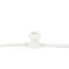 Showgear Festoon Light E27 - 100 cm spacing - white - 20 m - 3