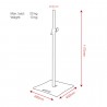 Showgear Speaker Stand with Baseplate - 2