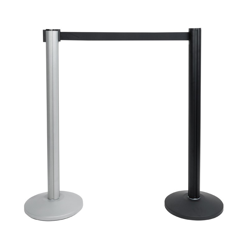 Showgear 2 m Adjustable Crowd Barrier PRO Silver - 2