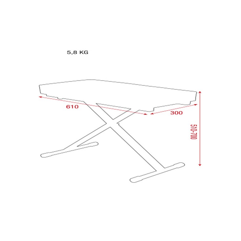Showgear Keyboard Bench Pro - 2