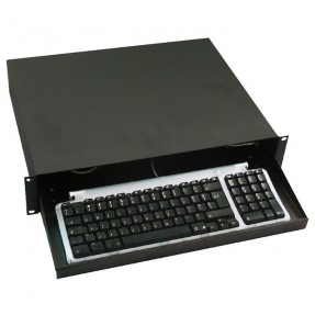 Showgear 19 Inch Keyboard Drawer 2U, Panel for Computer Keyboard - 1