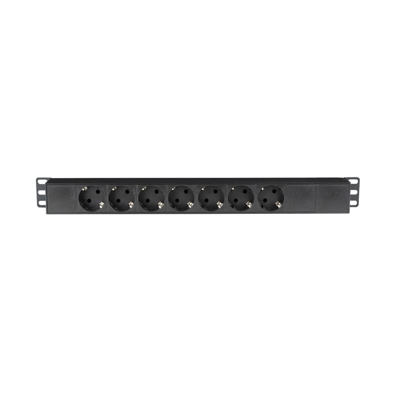 Showgear 19" 1U Socketstrip 7 With powerCON input - 2