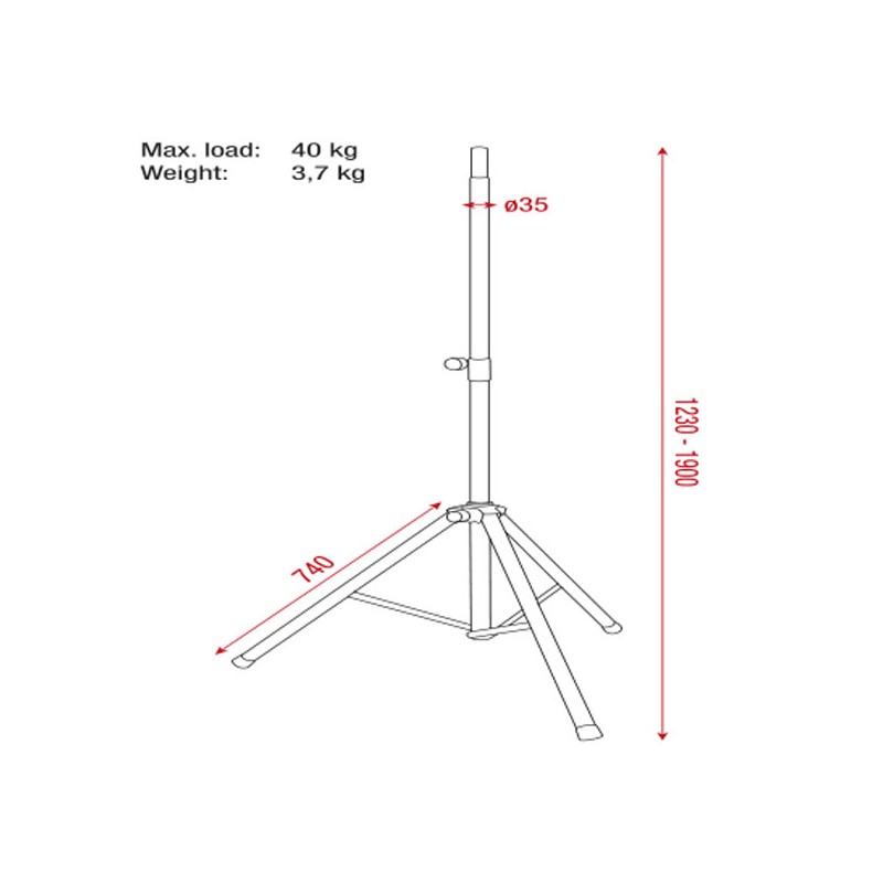 Showgear Speaker Stand Pro - 2