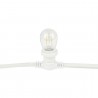 Showgear Festoon Light E27 - 100 cm spacing - white - 10 m - 2