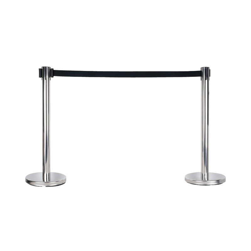 Showgear 2 m Adjustable Crowd Barrier Silver - 2