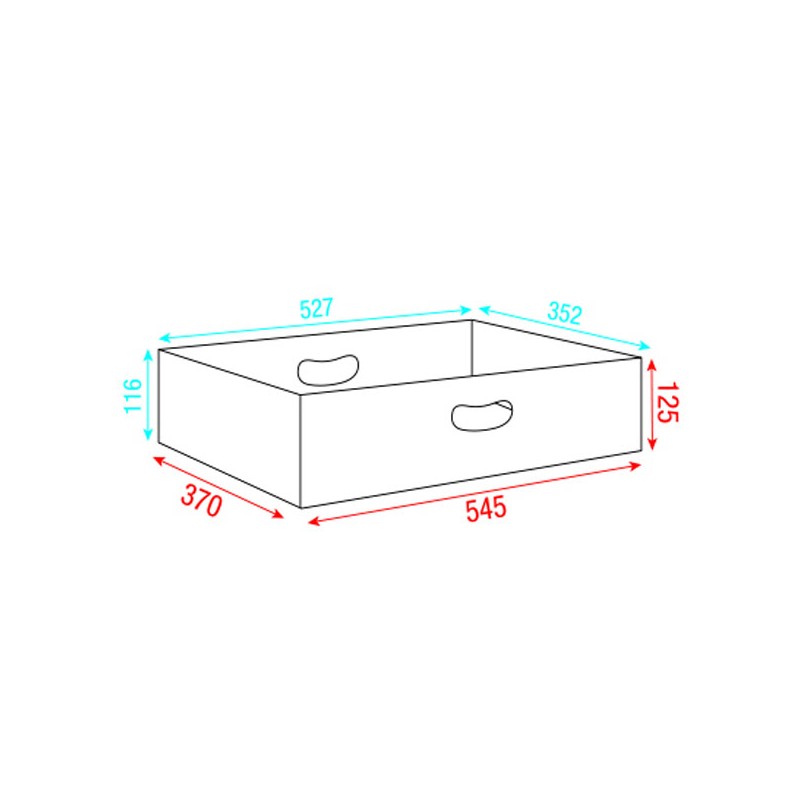 Showgear Top-insert for Multiflex Case 80/120 - 37 cm - 2