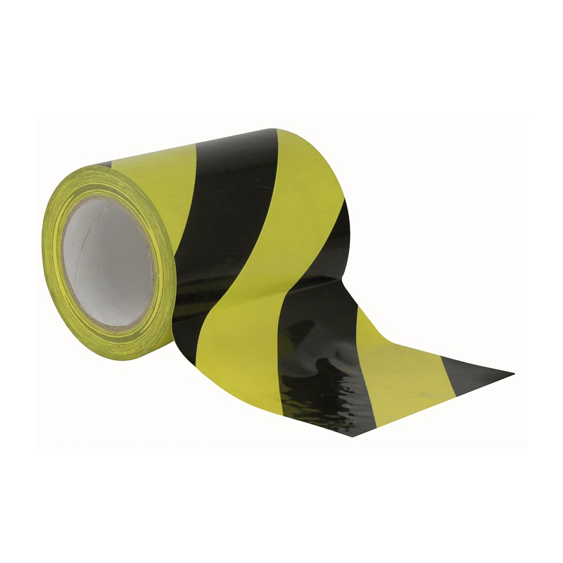 Showgear Floor-Marking Tape - black/yellow, 150 mm/33 m - 1