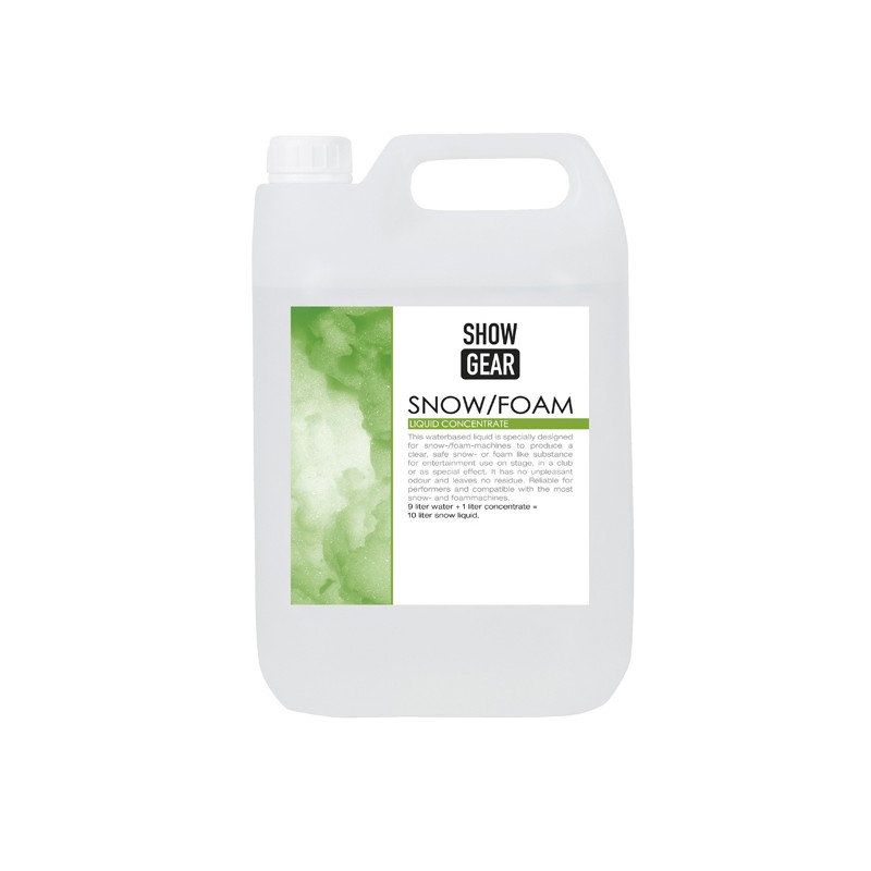 Showgear Snow/Foam Concentrate 5 litre - 1