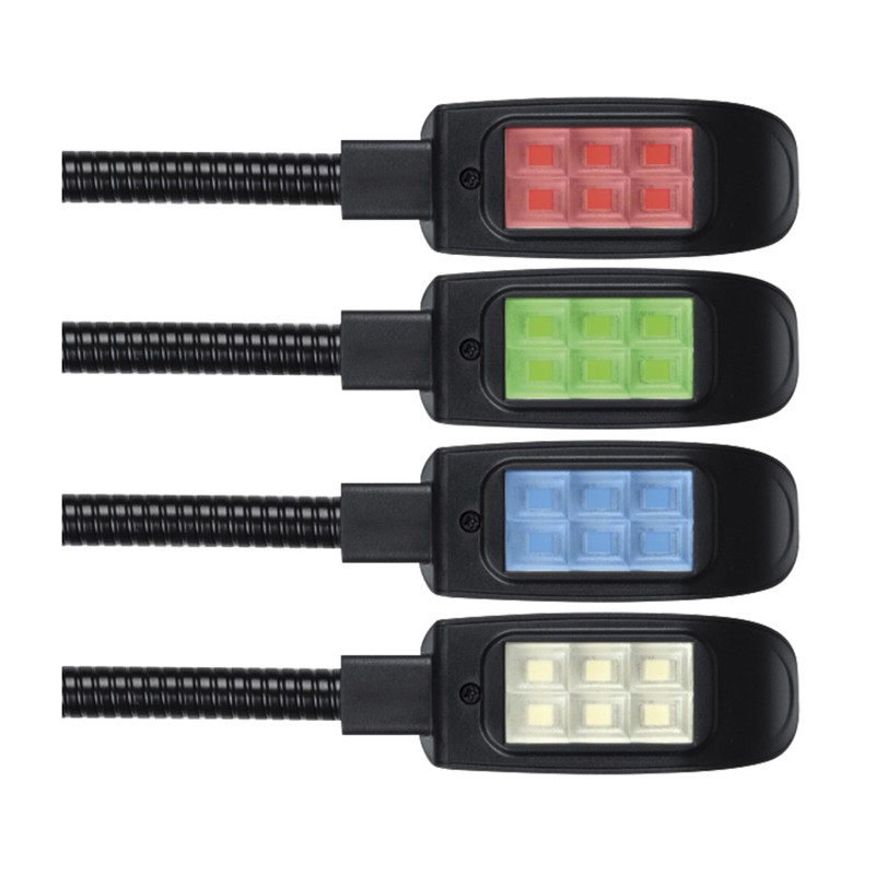 Showgear GooseLight XLR, RGBW - 45 cm, 3-pin straight, dimmable - 4