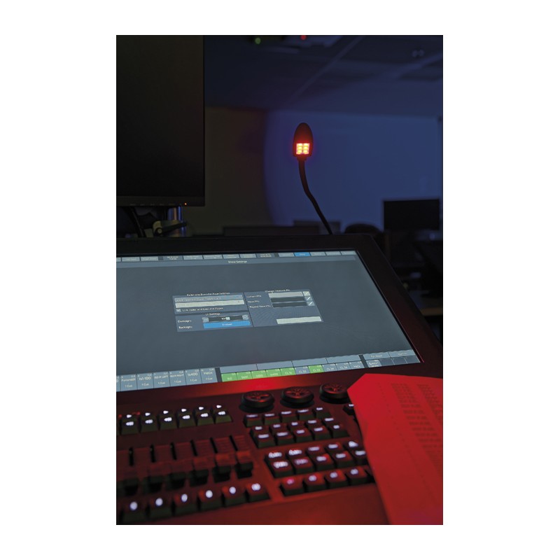 Showgear GooseLight XLR, RGBW - 45 cm, 3-pin straight, dimmable - 7