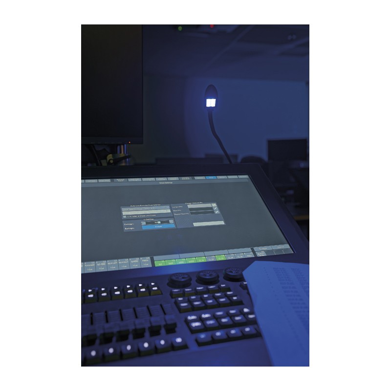 Showgear GooseLight XLR, RGBW - 45 cm, 3-pin straight, dimmable - 9