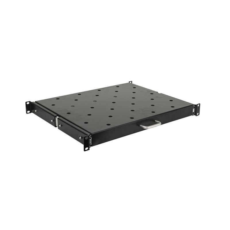 Showgear 19-inch 1U Fixed Sliding Rack Mount Shelf - 4