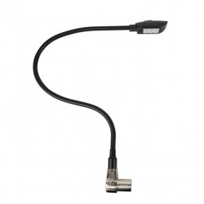 Showgear GooseLight XLR, CW - 40 cm, 3-pin Right-angled - 1
