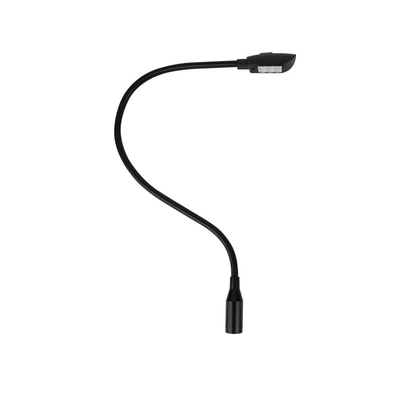 Showgear GooseLight XLR, CW - 40 cm, 4-pin Straight - 1