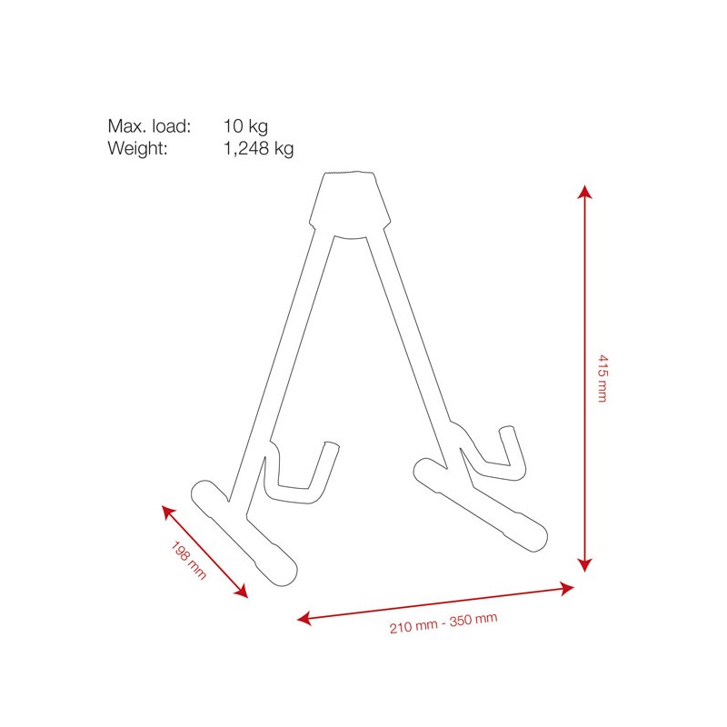 Showgear Acoustic Guitar Stand - 2
